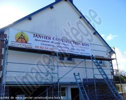 Janvier Constructions Bois - Trégastel - Isolation par l'extèrieur (ITE)